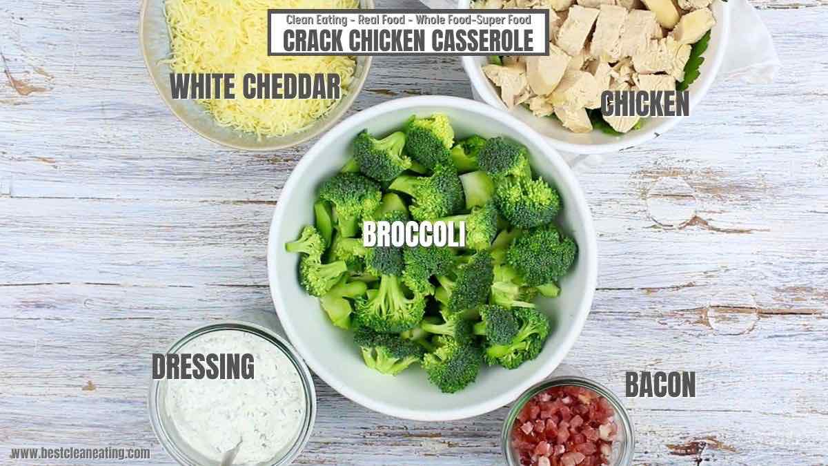 Chicken ranch casserole Ingredients needed.