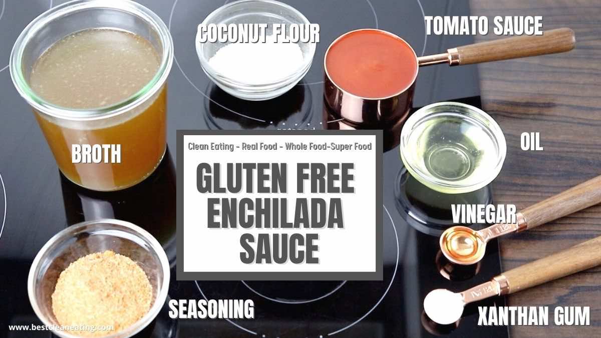 Gluten Free Enchilada Sauce ingredients.