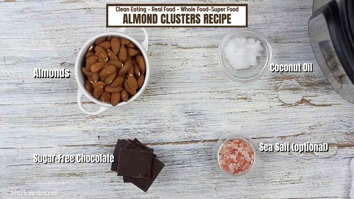 Almond clusters ingredients needed.