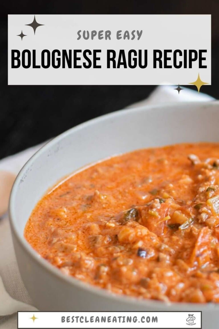 Bolognese Ragu - Best Clean Eating