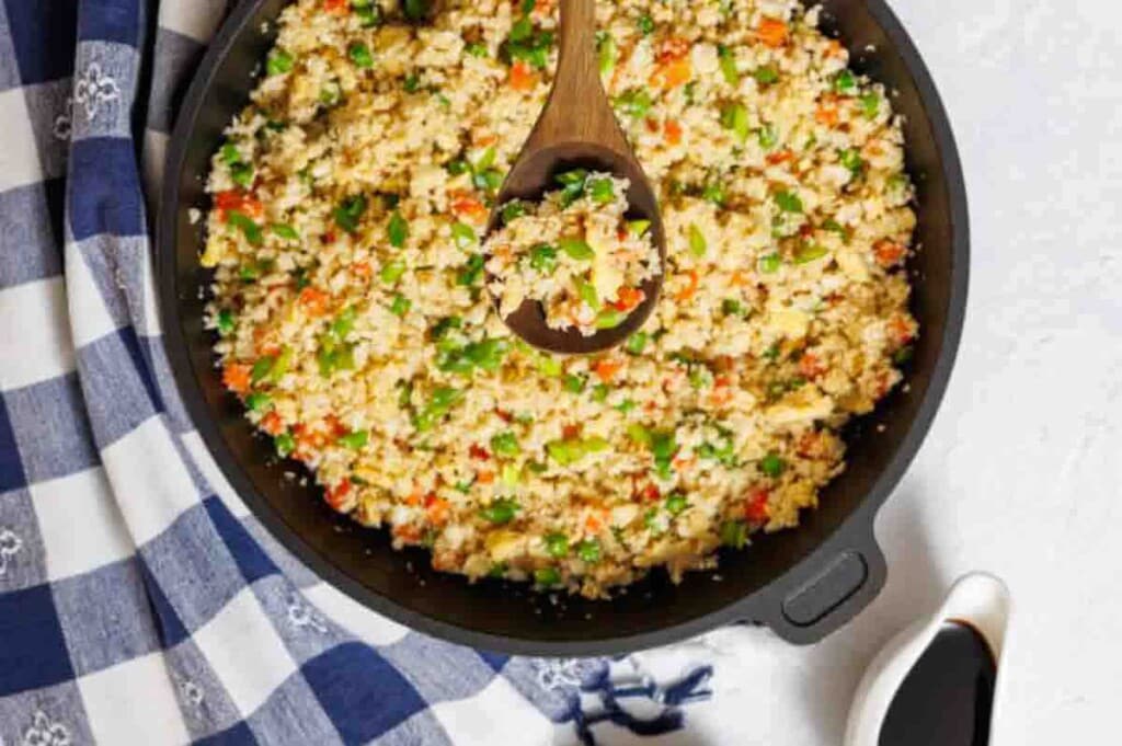 Quick Fried Rice Using Cauliflower - Best Clean Eating